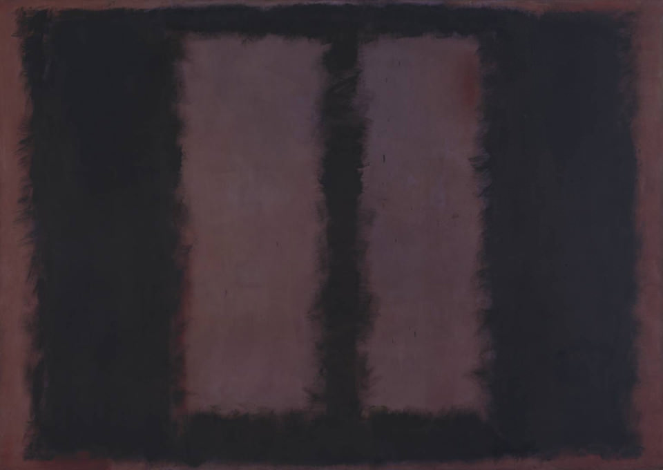 Black on Maroon 1958 by Mark Rothko 1903-1970