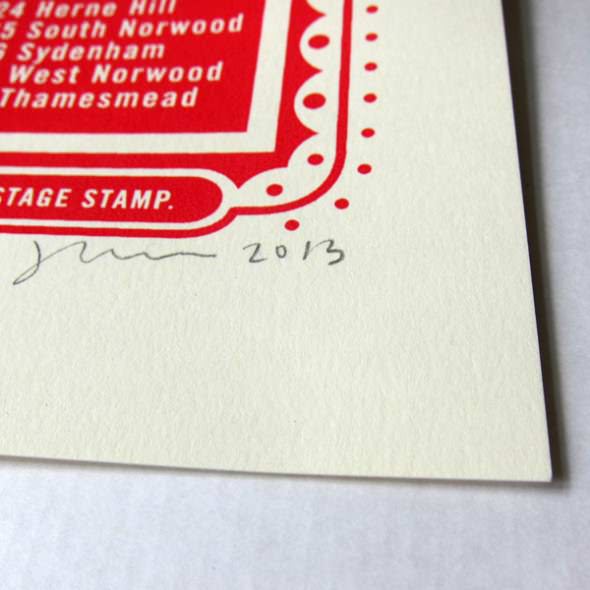 james brown london print signature